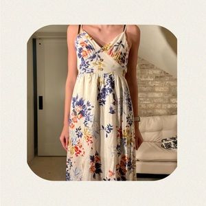 Cream floral One clothing dress